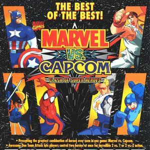 Marvel VS Capcom Super Heroes Arcade FLYER 1998 Original Venom Spiderman MegaMan